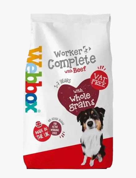 Webbox Working Dog Beef Complete Dry Dog Food 2kg