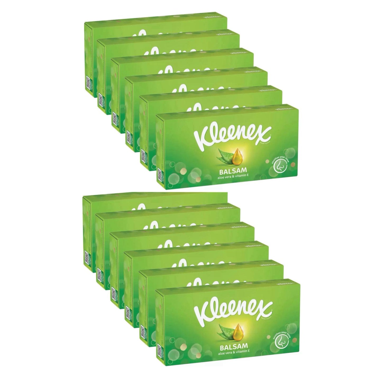 Kleenex Balsam Tissues, 6 x 64 & 12 X 64 Facial Tissues
