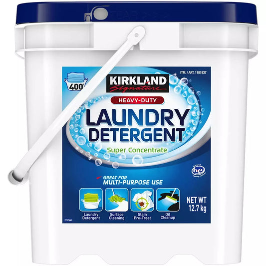 kirkland signature laundry detergent non bio 400 wash 12.7kg
