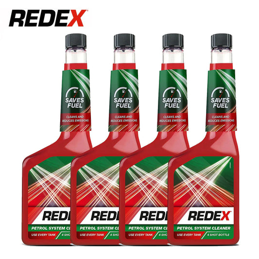 Redex Fuel System Cleaner for Petrol Cars, 500ml, 4 Pack